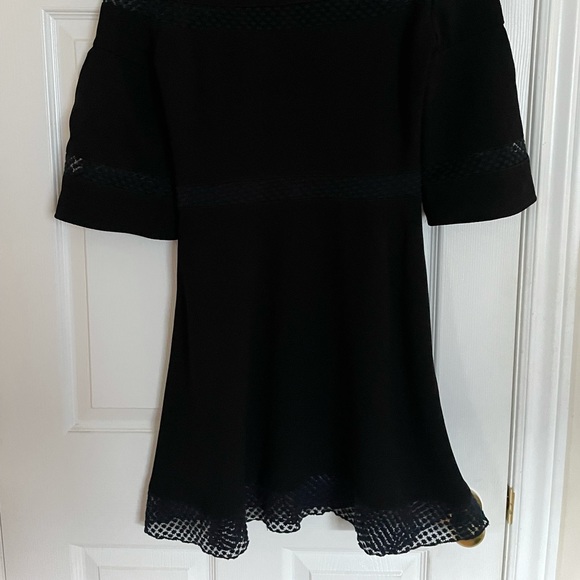MAJE | Black Dress | Bell Sleeve | Size 2 - Picture 6 of 11
